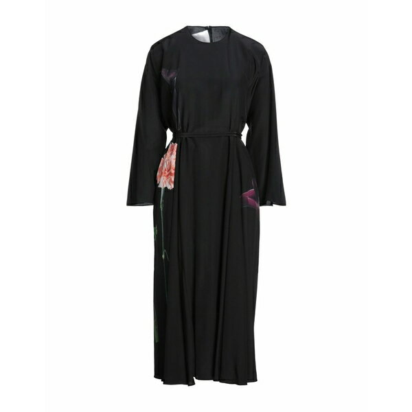 ̵ ƥ  ǥ ԡ ȥåץ Midi dresses Black