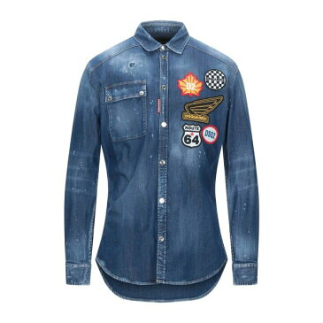 ディースクエアード DSQUARED2 メンズ シャツ トップス Denim shirts Blue