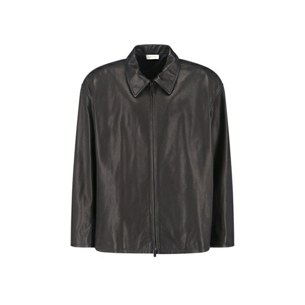 フィアオブゴッド メンズ ジャケット&ブルゾン アウター Calf Leather Jacket Black