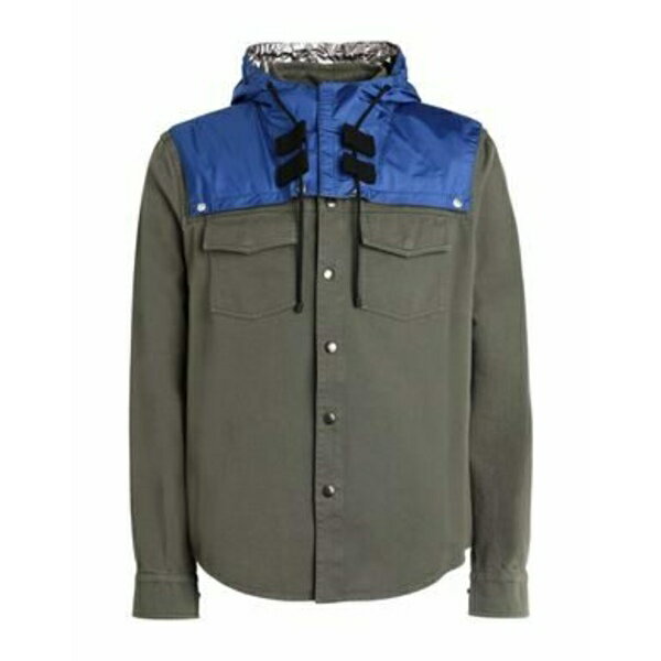 ̵ ƥ    ȥåץ Denim shirts Green