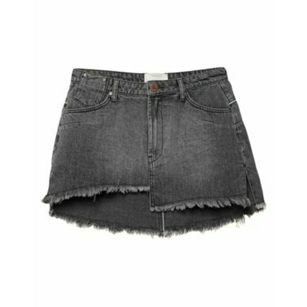 【送料無料】 ワン ティースプーン レディース スカート ボトムス Denim skirts Black