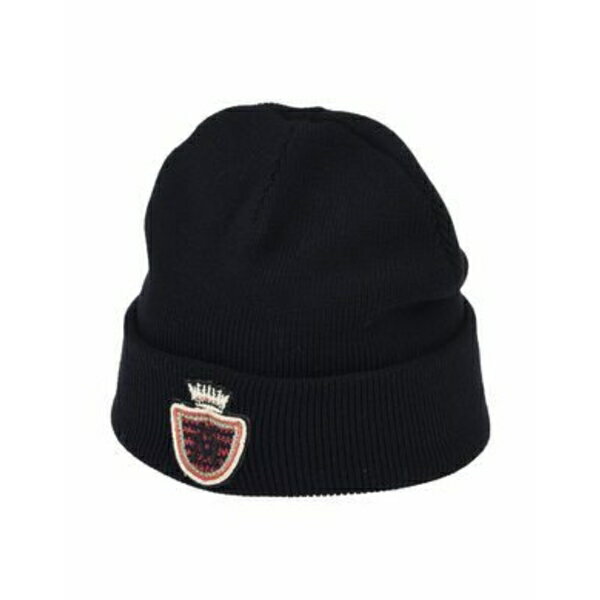 【送料無料】 メゾンミッシェル メンズ 帽子 アクセサリー Hats Black