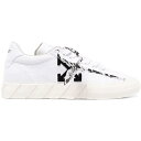 OFF-WHITE ItzCg fB[X Xj[J[ yOFF-WHITE Vulc Eco Canvas Lowz TCY EU_37 White Black (Women's)