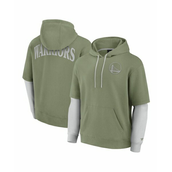 եʥƥ  ѡåȥ  Men's Olive Golden State Warriors Eleme...