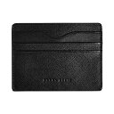 ペリーエリス メンズ 財布 アクセサリー Men's Leather ID Card Case Black