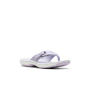 クラークス レディース サンダル シューズ Cloudsteppers Women's Breeze Reyna H Slip-On Sandals Lavender(4)