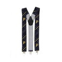 エーグルウィング メンズ ベルト アクセサリー Men's Pittsburgh Pirates Suspenders Black
