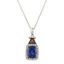 ルヴァン レディース ネックレス・チョーカー・ペンダントトップ アクセサリー Blueberry Tanzanite (2 ct. t.w.) & Diamon...
