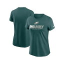 ナイキ レディース カットソー トップス Women's Midnight Green Philadelphia Eagles Hometown Local Pack T-Shirt Midnight Green(4)