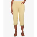 アルフレッドダナー レディース カジュアルパンツ ボトムス Petite Dress Code Comfort Allure Embellished Capri...