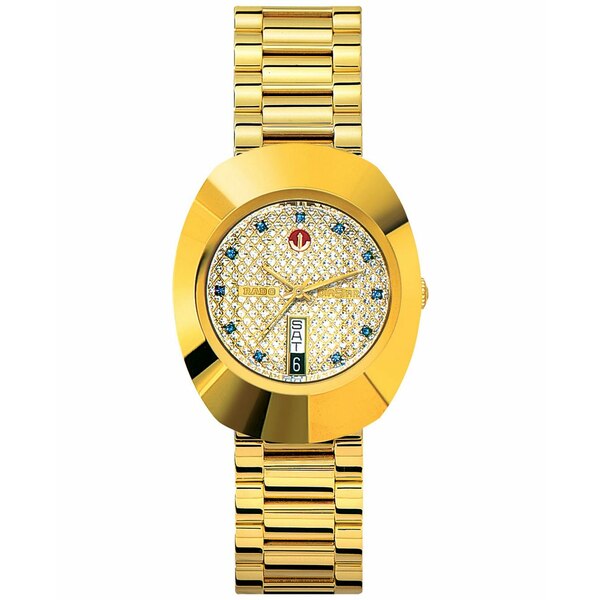 ラド メンズ 腕時計 アクセサリー Men's Swiss Original DiaStar Gold-Tone Stainless Steel Bracelet Watch 35mm No Color