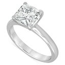 バッジェリーミシュカ レディース リング アクセサリー Certified Lab Grown Diamond Princess-Cut Solitaire E...