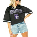 ゲームデイ レディース Tシャツ トップス Northwestern Wildcats Gameday Couture Women's Game Face Fashion Jersey Black