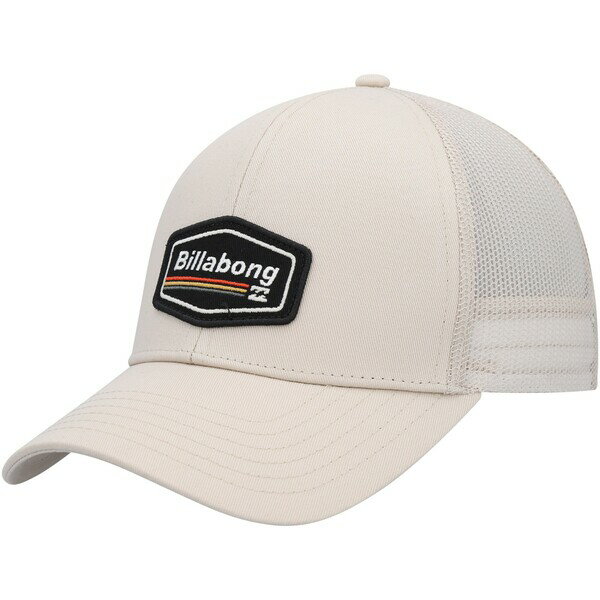 r{ Y Xq ANZT[ Billabong Walled Trucker Adjustable Snapback Hat Cream