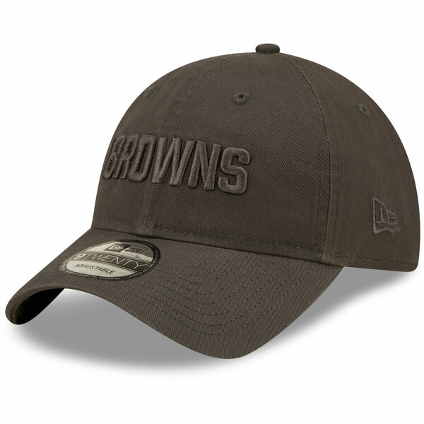 ニューエラ メンズ 帽子 アクセサリー Cleveland Browns New Era Core Classic 2.0 Tonal 9TWENTY Adjustable Hat Graphite