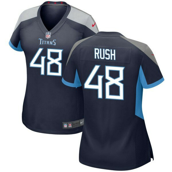 ナイキ レディース ユニフォーム トップス Tennessee Titans Nike Women's Custom Game Jersey Navy