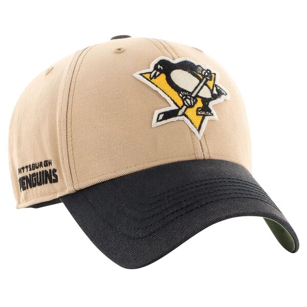 フォーティーセブン メンズ 帽子 アクセサリー Pittsburgh Penguins 039 47 Dusted Sedgwick MVP Adjustable Hat Khaki/Black