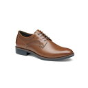 ジョンストンアンドマーフィー メンズ ドレスシューズ シューズ Men's Holcomb Plain Toe Oxfords Tan Water-Resist...