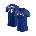 ナイキ レディース Tシャツ トップス Women's Jacob deGrom Royal Texas Rangers 2023 Name and Number T-shirt Royal(4)