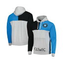 ミッチェル&ネス メンズ パーカー・スウェットシャツ アウター Men's Gray Charlotte FC Tie Breaker Pullover Hoodie Gray(4)