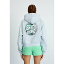 サンタクルーズ レディース パーカー・スウェットシャツ アウター OFFSHORE DOT HOOD - Hoodie - barely blue