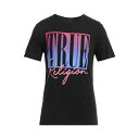 【送料無料】 トゥルーレリジョン メンズ Tシャツ トップス T-shirts Black