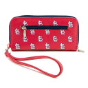 G[OEBO fB[X z ANZT[ St. Louis Cardinals Women's Zip Around Wristlet Wallet