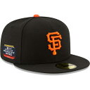 ニューエラ メンズ 帽子 アクセサリー San Francisco Giants New Era OnField 2023 World Tour Mexico City Series 59FIFTY Fitted Hat Black