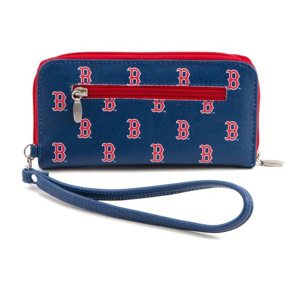 G[OEBO fB[X z ANZT[ Boston Red Sox Women's Zip Around Wristlet Wallet
