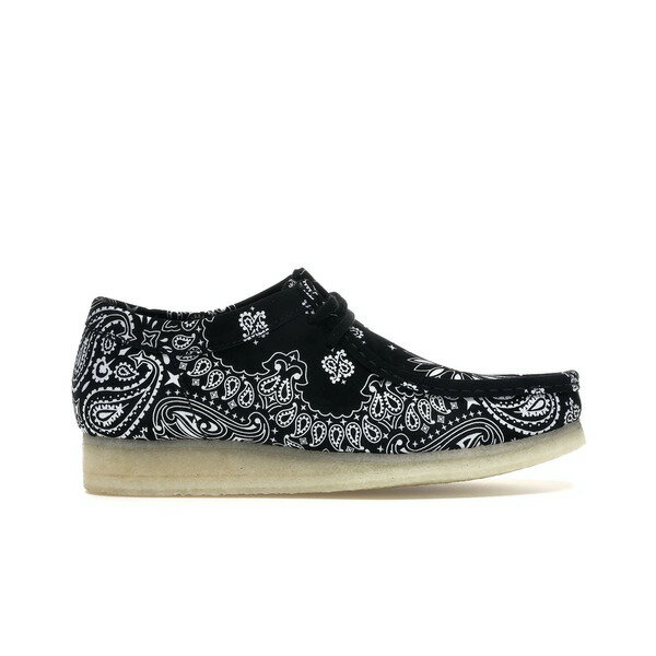 Clarks クラークス メンズ スニーカー 【Clarks Originals Wallabee】 サイズ US_8(26.0cm) Supreme Bandana Black