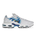 Nike ナイキ メンズ スニーカー 【Nike Air Max Plus】 サイズ US_12.5(30.5cm) Spray Paint Swoosh White Blue