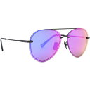 ディフ レディース サングラス&アイウェア アクセサリー DIFF Lenox Sunglasses Matte Black/Purple Flash