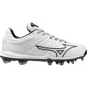 ミズノ レディース 野球 スポーツ Mizuno Women's Pro FP TPU Softball Cleats White/Black