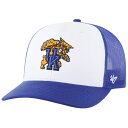フォーティーセブン レディース 帽子 アクセサリー '47 Adult Kentucky Wildcats Royal Freshman Trucker Adj...