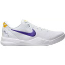 ナイキ メンズ バスケットボール スポーツ Nike Kobe 8 Protro Basketball Shoes White/Court Purple