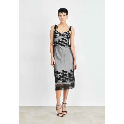 ピンコ レディース ワンピース トップス ARABIAN ABITO - Cocktail dress / Party dress - nero/bianco ピンコ レディース ワンピース トップス ARABIAN ABITO - Cocktail dress / Party dress - nero/bianco