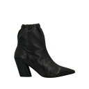 【送料無料】 ハルマネラ レディース ブーツ シューズ Ankle boots Black