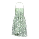 ビーブルマリン レディース ワンピース トップス Midi dresses Light green