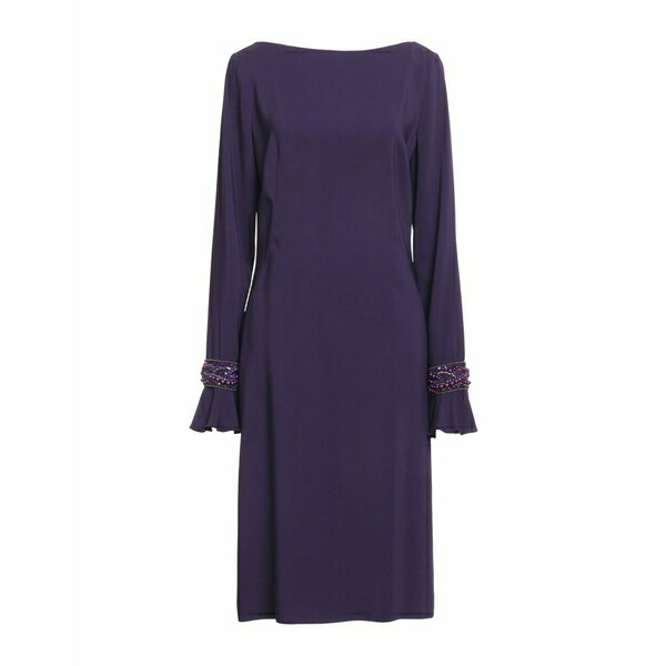 ̵ ٥륿 եåƥ ǥ ԡ ȥåץ Midi dresses Purple
