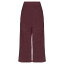 【送料無料】 バランタイン レディース カジュアルパンツ ボトムス Cropped Pants Burgundy