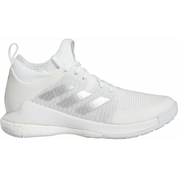 ǥ ǥ Х졼ܡ ݡ adidas Women's Crazyflight Mid Volleyball Shoes White/Silver