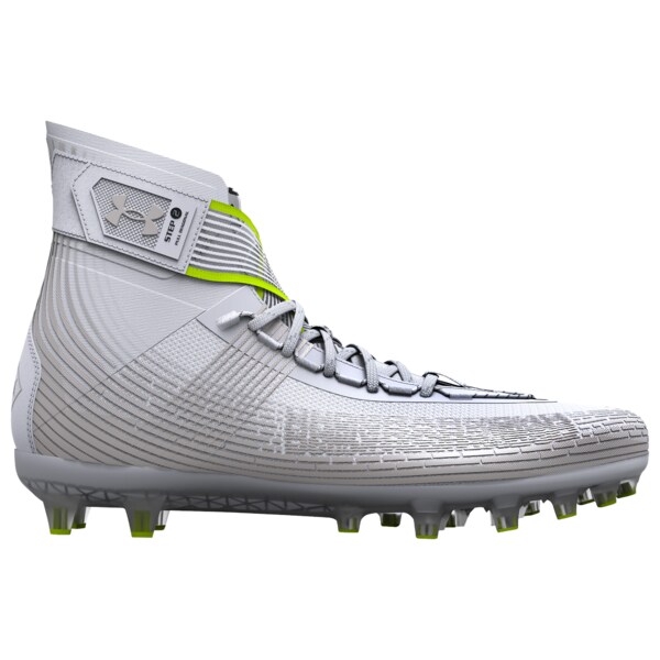 アンダーアーマー メンズ フィットネス スポーツ Under Armour Highlight MC Football Cleat White/Metallic Silver