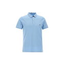 フェイ メンズ ポロシャツ トップス Cotton Polo Shirt Azzurro