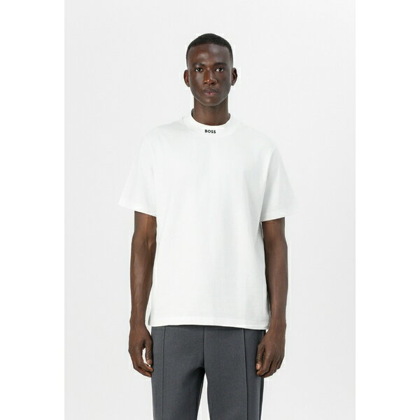 ボス メンズ サンダル シューズ TEE COLLAR ZONE - Basic T-shirt - white