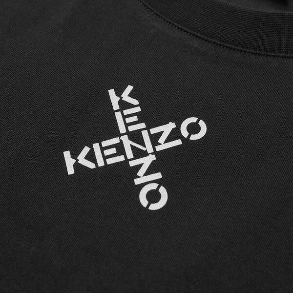 ケンゾー メンズ Tシャツ トップス Kenzo Sport X Logo Tee Black