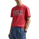 ラルフローレン メンズ シャツ トップス Classic Fit Madras-logo Jersey T-shirt Starboard Red(4)