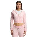 ジューシークチュール レディース パーカー・スウェットシャツ アウター Juicy Raglan Corset Hoodie Whisper Pink