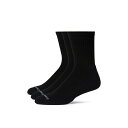 スマートウール メンズ 靴下 アンダーウェア Everyday Solid Rib Crew 3-Pack Black