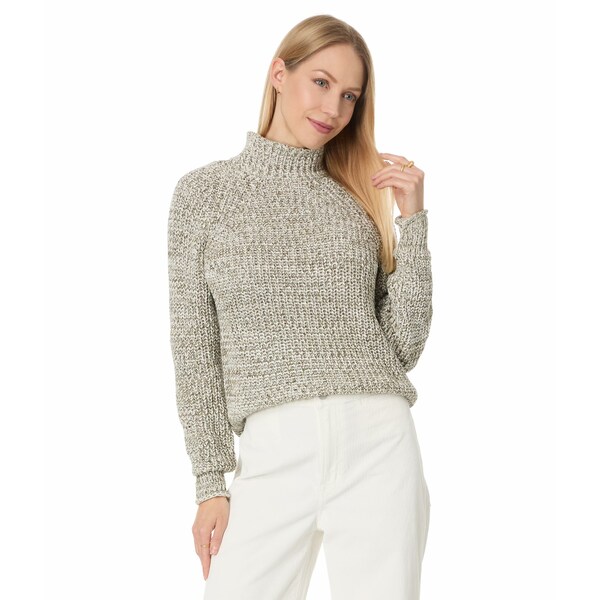 ᥤɥ ǥ ˥å&  Vernon Marl Cotton Mock Neck Pullover Marle...