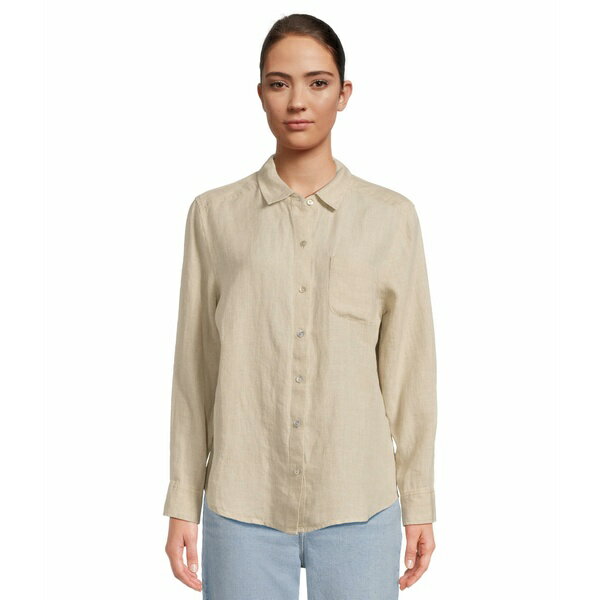 トッミーバハマ レディース シャツ トップス Coastalina Relaxed Long Sleeve Shirt Natural